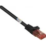 RJ45 tinklo laidas Patch Cable CAT 6 U/UTP 10,00 m Juodas Halogen-Free (RF-5044002)