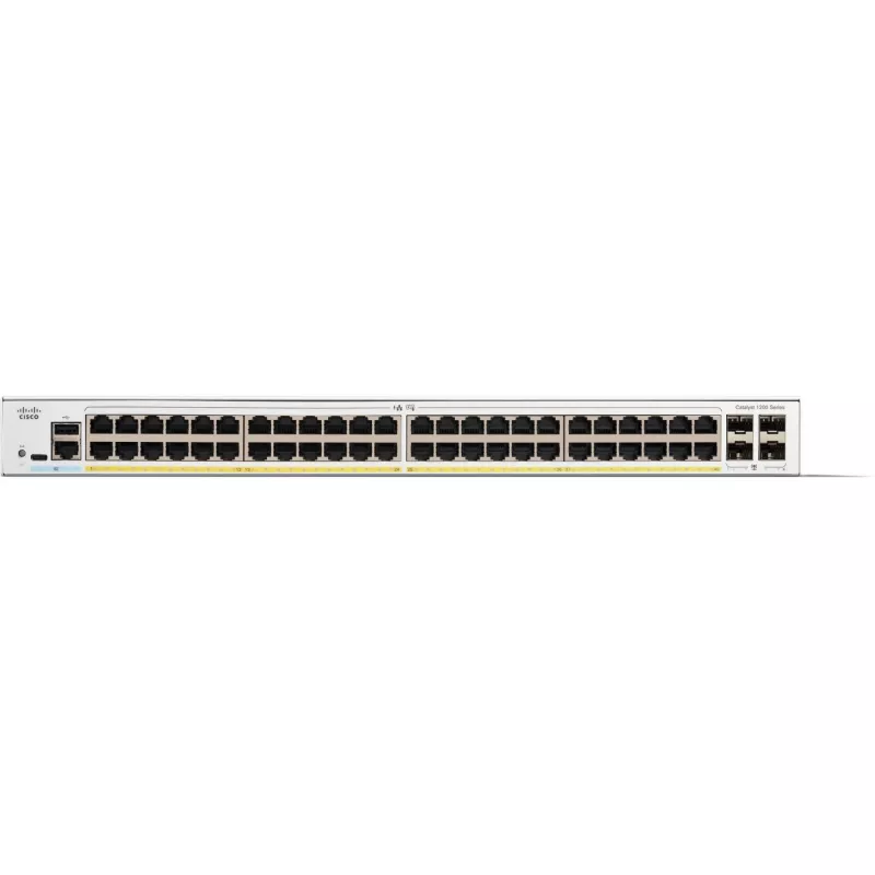 Valdomas jungiklis Cisco Catalyst 1200-48P-4G 48 prievadų GE PoE 4x1GE SFP