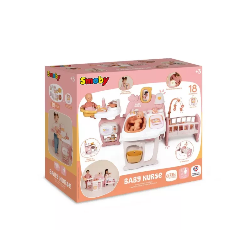 Žaislinis slaugos centras lėlėms Baby Nurse Large