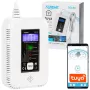 Anglies monoksido ir dujų detektorius BLOW TGC30 WiFi Tuya su LCD, 85 dB, laidinis, paviršinis montavimas, baltas