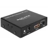 HDMI garso išskyriklis stereofoninis / 5.1 kanalų 4K, adapteris juodas