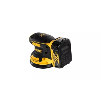 Šlifuoklis diskinis DeWalt DCW210N bešepetėlis 18 V, 125 mm plokštelė, 8000–12000 OPM, 930 g