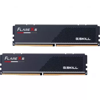 DIMM 64 GB DDR5-6000 (2x 32 GB) Dual-Kit, Arbeitsspeicher schwarz, F5-6000J2836G32GX2-FX5, Flare X5, AMD EXPO
