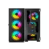 SAVIO Raptor X1 ARGB Glass/Mesh Black kompiuterio korpusas
