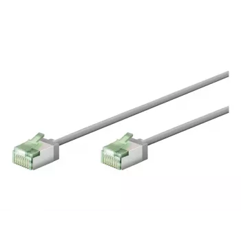 Goobay Ultra-Flexible CAT 8.1 Patch Cable pilkas U/FTP plonas - itin trumpas kištukas 99,9 % (74343)