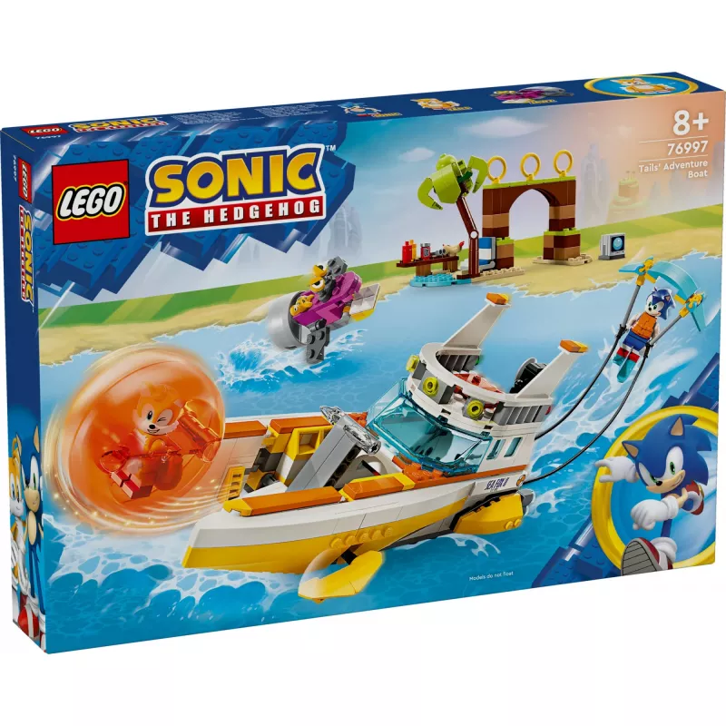 LEGO Sonic the Hedgehog Tails’ Adventure Boat žaislų rinkinys 76997