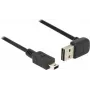 USB kabelis DeLOCK 85184 USB 2.0 0,5 m USB A Mini-USB B juodas