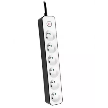 TRACER Power Strip Zebra 1,5 m 6 kištukinių lizdų