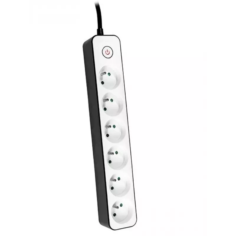 TRACER Power Strip Zebra 1,5 m 6 kištukinių lizdų