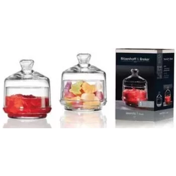 Stiklinis indas maistui ritzenhoff & breker SWEETS 285 ml su stikliniu dangteliu