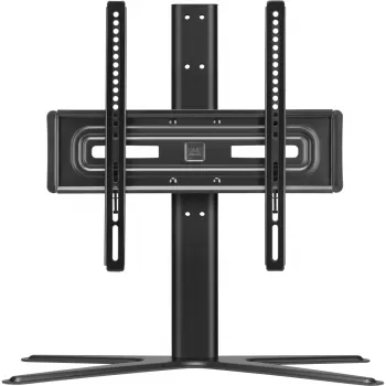 One For All Base TV Holder SOLID stalinis televizoriaus stovas – tinka 32–65 colių LCD/LED/Plazma/OLED/QLED televizoriams – pasukimas (90°) pakreipimas (15°) – reguliuojamas aukštis – VESA 60