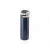 Kelioninis puodelis Leifheit 03275 600 ml nerūdijantis plienas, dvigubos sienelės, nesandarus, atverčiamas dangtelis, rankena, juoda/mėlyna
