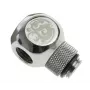 Bitspower Adapter T-Splitter G1/4 colio AG į 2x G1/4 colio IG - Sukamas, TII, Sidabrinis Blizgus