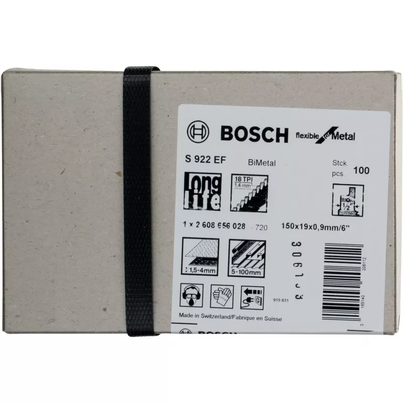 Bosch 2 608 656 028 pjūklo diskas / siaurapjūklio / stūmoklinio pjūklo geležtė Bimetal 100 vnt.