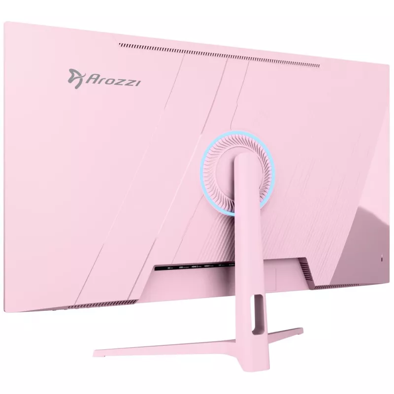 Monitorius Arozzi Nova 32 colių (80 cm) 2560×1440 Quad HD LED 1 ms 16:9 rožinis su garsiakalbiais ir VESA