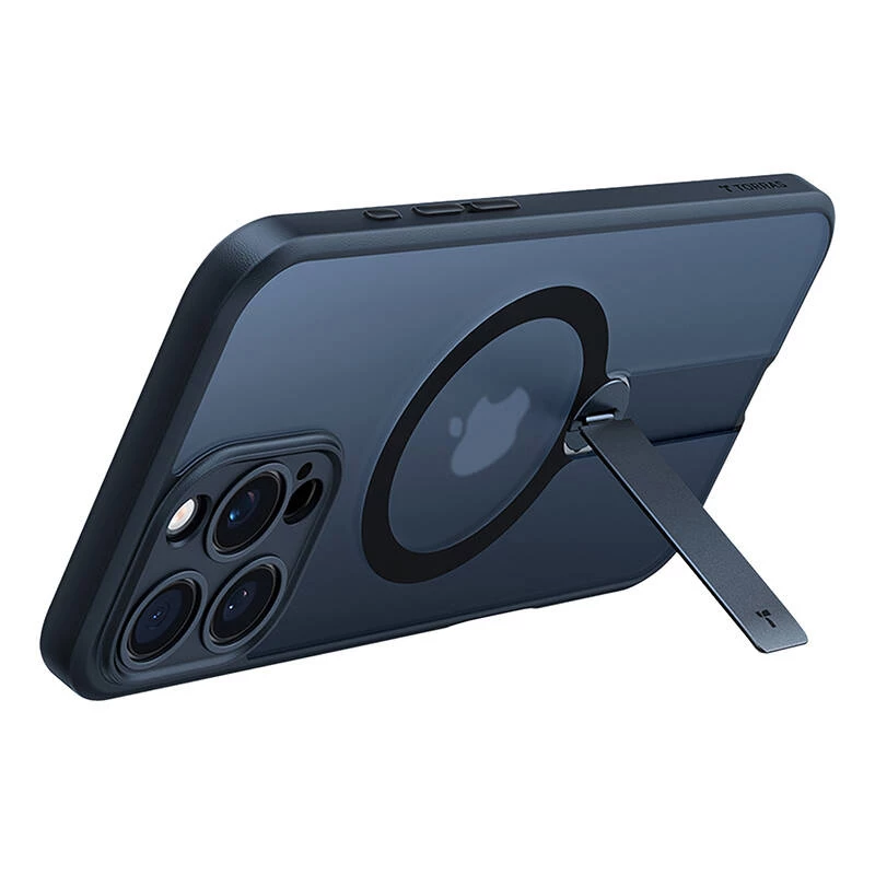 Torras Pstand Spin dėklas, skirtas iPhone 16 Pro (Juoda)