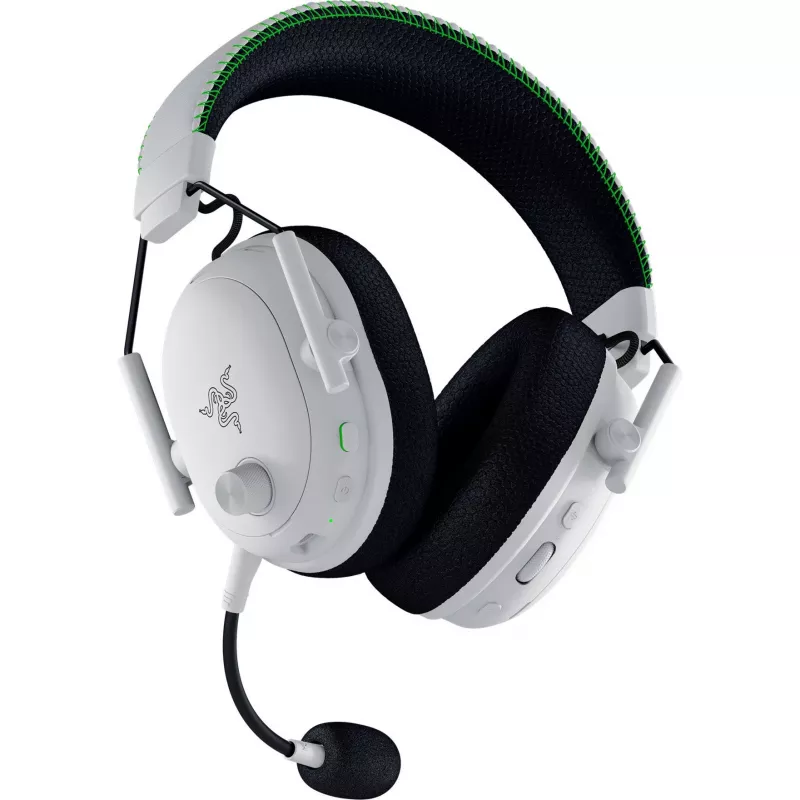 Ausinės Razer BlackShark V3 Pro laidinės ir belaidės Bluetooth baltos