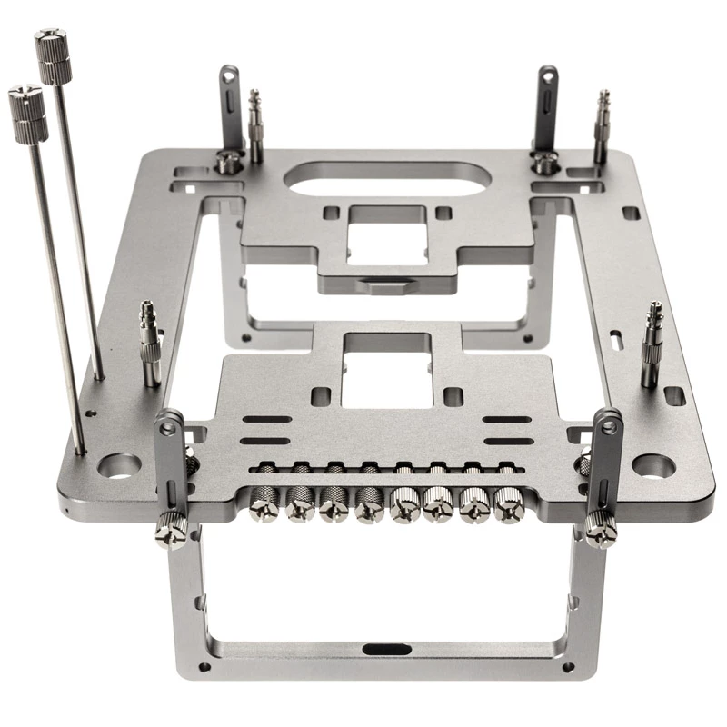 Streacom benchtable BC1 Mini V2 titan – kompaktiškas atviro rėmo stendas su ATX suderinamumu
