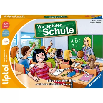 Stalo žaidimas tiptoi Wir spielen Schule