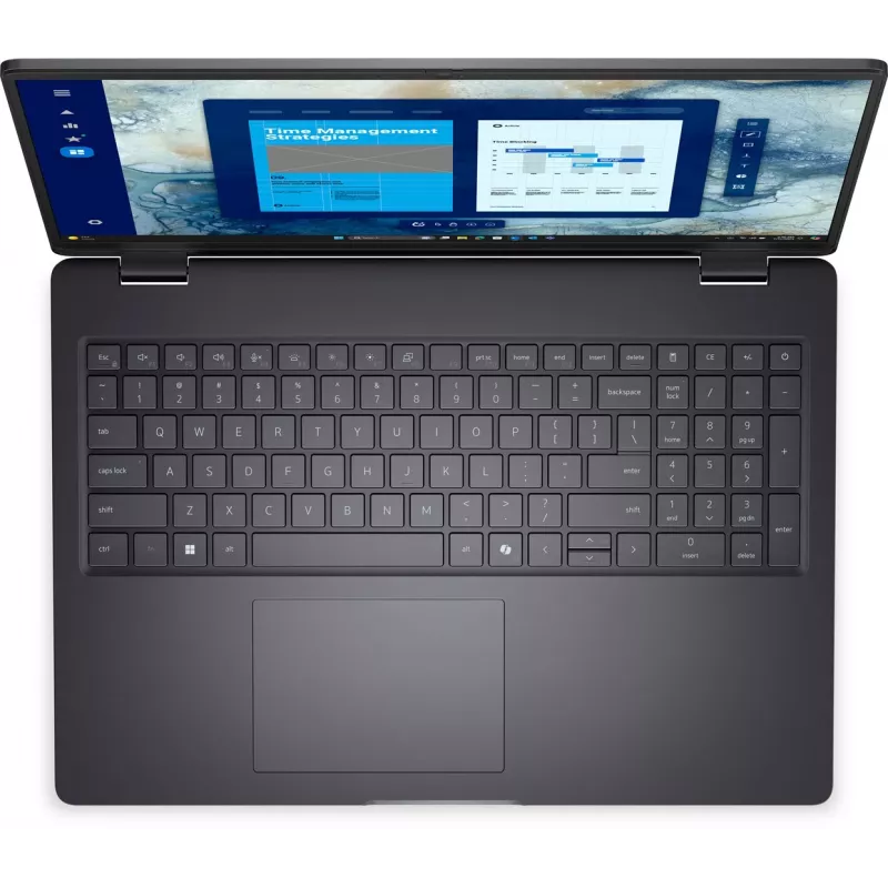 Nešiojamas kompiuteris Dell Pro 16 16 colių Core 3 6 branduoliai (2P+4E) 8 GB DDR5 512 GB NVMe PCIe 4.0 SSD Intel Graphics Windows 11 Pro, 16:10 FHD+ IPS