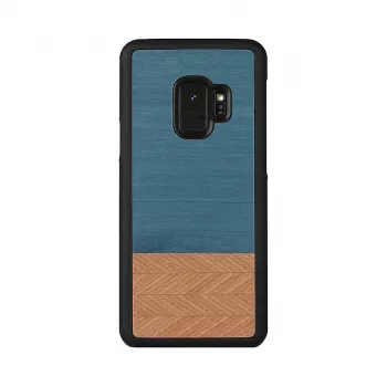 Apsauginis dėklas Samsung Galaxy S9, man and wood, denim black