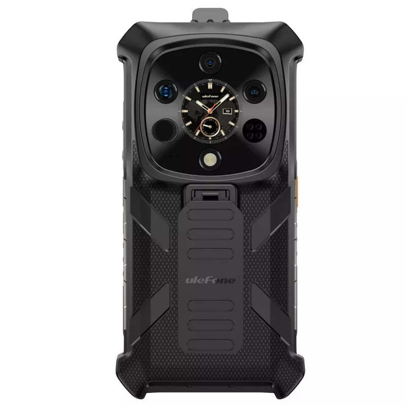 Ulefone juodas daugiafunkcis galinis dėklas Armor 28 Ultra / 28 Ultra Thermal telefonams