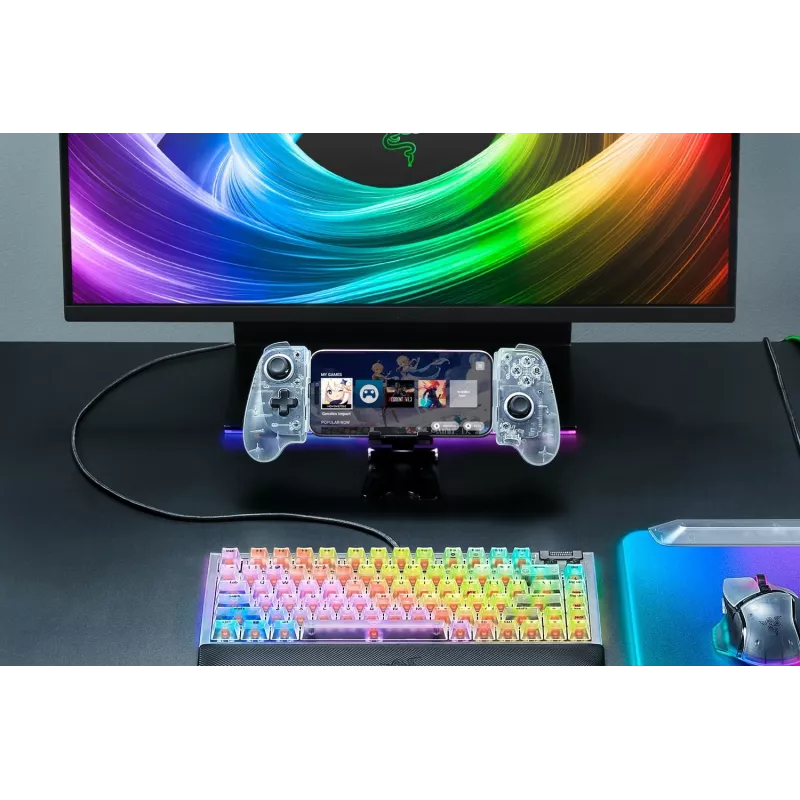 Razer Kishi V3 – Phantom White Edition USB valdiklis Android, iOS