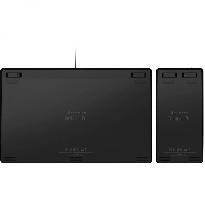 3Dconnexion Pro su Numpad klaviatūra Office USB RF Wireless Bluetooth QWERTZ Swiss juoda