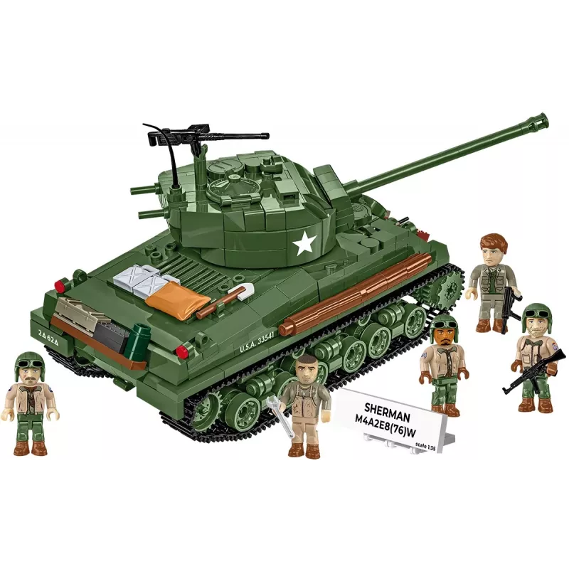 Konstruktorius Sherman M4A2E8, 865 kaladėlių
