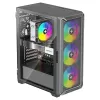 XILENCE XG161 Midi Tower korpusas, ATX/micro ATX/Mini-ITX, juodas