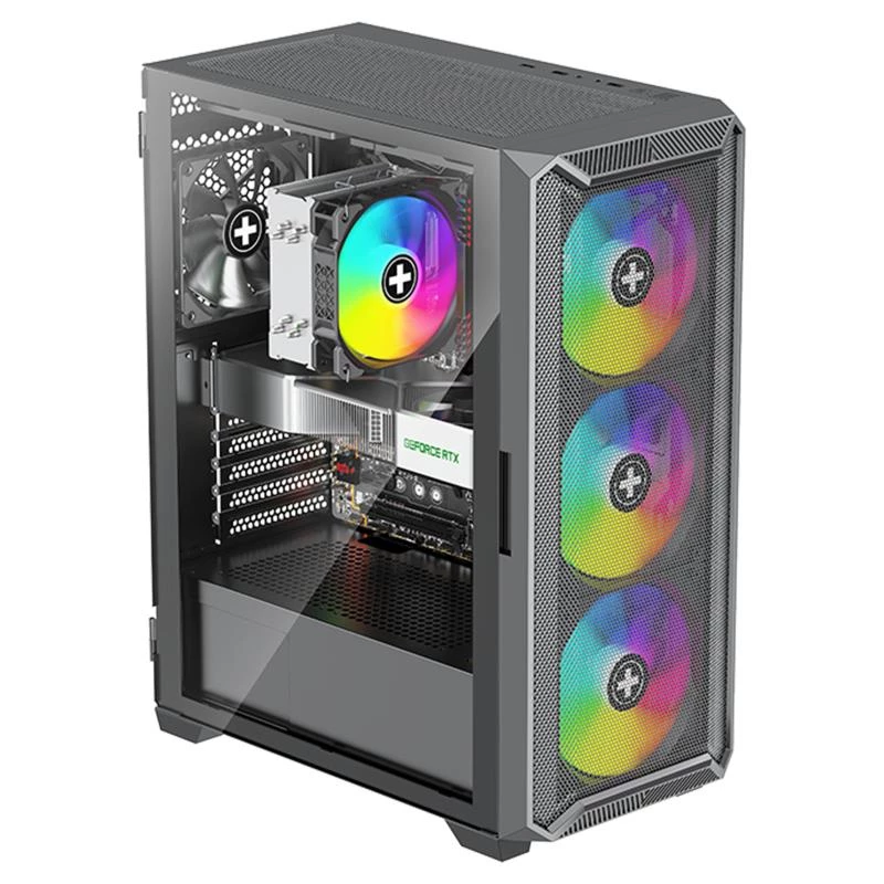 XILENCE XG161 Midi Tower korpusas, ATX/micro ATX/Mini-ITX, juodas