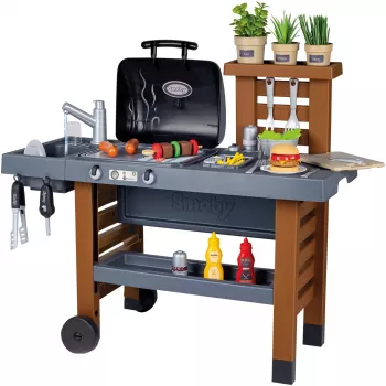 Virtuvėlė žaidimams Garten Kitchen, pilka/ruda