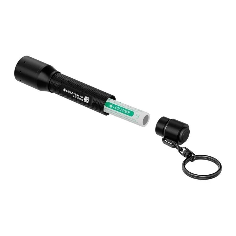 Žibintuvėlis Ledlenser P3R Black – įkraunamas kompaktiškas LED raktų pakabuko žibintuvėlis