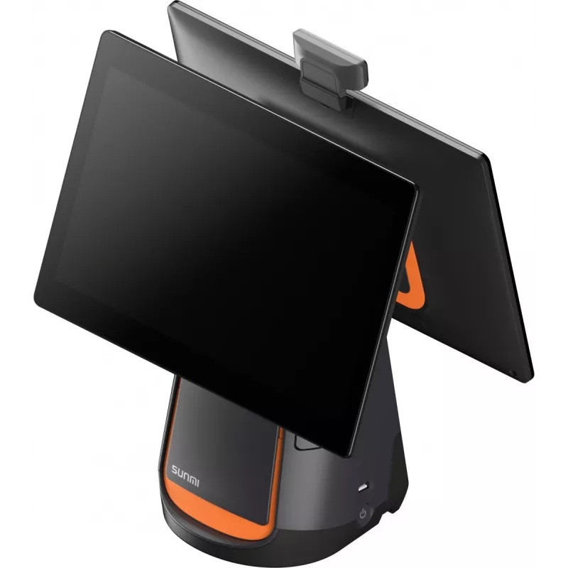 SUNMI Desktop POS T2s, Android 9, 15.6+10 colių, 4/64GB, 80mm, WiFi