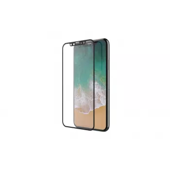 Grūdinto stiklo apsauginis ekrano stiklas Devia, skirtas iPhone XS Max 6,5 colio, juodas – 10 vnt. pakuotė