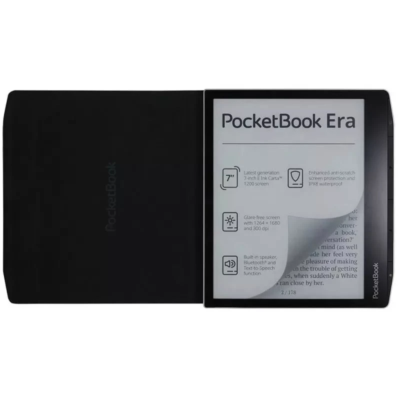 Apsauginis dangtelis PocketBook HN-QI-PU-700-BK-WW juodas 7 colių
