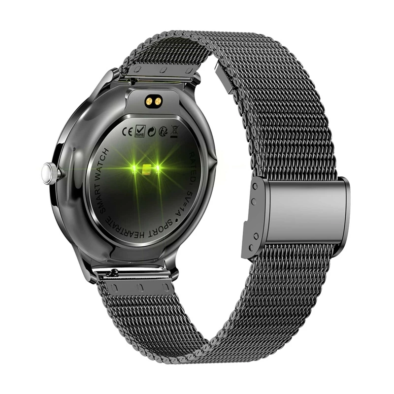 Išmanusis laikrodis Colmi V89 Steel Black su širdies ritmo monitoriumi, atsparus vandeniui