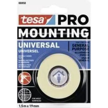 tesa Mounting PRO Universal 66958-00000-00 montavimo juosta balta (I x P) 1,5 m x 9 mm 1 vnt.