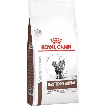 Sausas kačių ėdalas Royal Canin Gastrointestinal Moderate Calorie, 2 kg, paukštiena, suaugusiems, baltymai 35% riebalai 13%