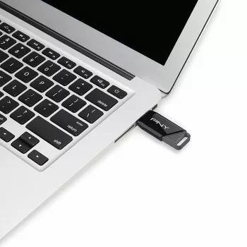 PNY Attaché X 32 GB USB atmintukas, USB-A 3.2 Gen 1, 130 MB/s, juodas