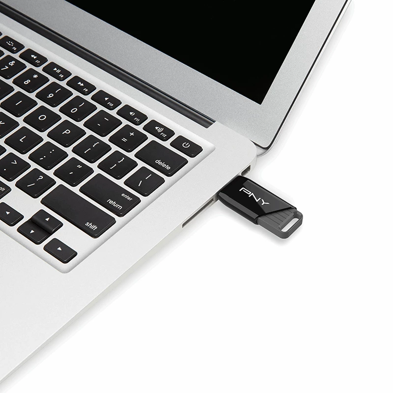PNY Attaché X 32 GB USB atmintukas, USB-A 3.2 Gen 1, 130 MB/s, juodas