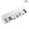 TV laikiklis ant sienos MACLEAN MC-777, 13–42 colių, iki 35 kg, VESA 75x75–200x200, metalinis, juodas