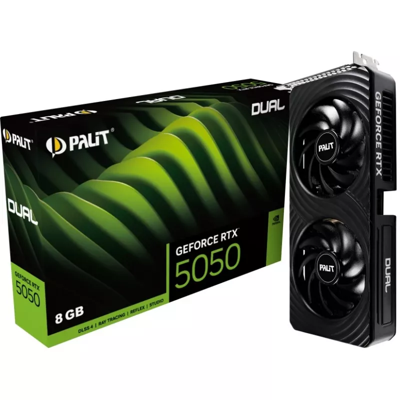 Palit GeForce RTX 5050 Dual 8GB GDDR6 vaizdo plokštė