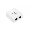 Lanberg OS6-0002-W lyties adapteris 2 x RJ-45 baltas (OS6-0002-W)