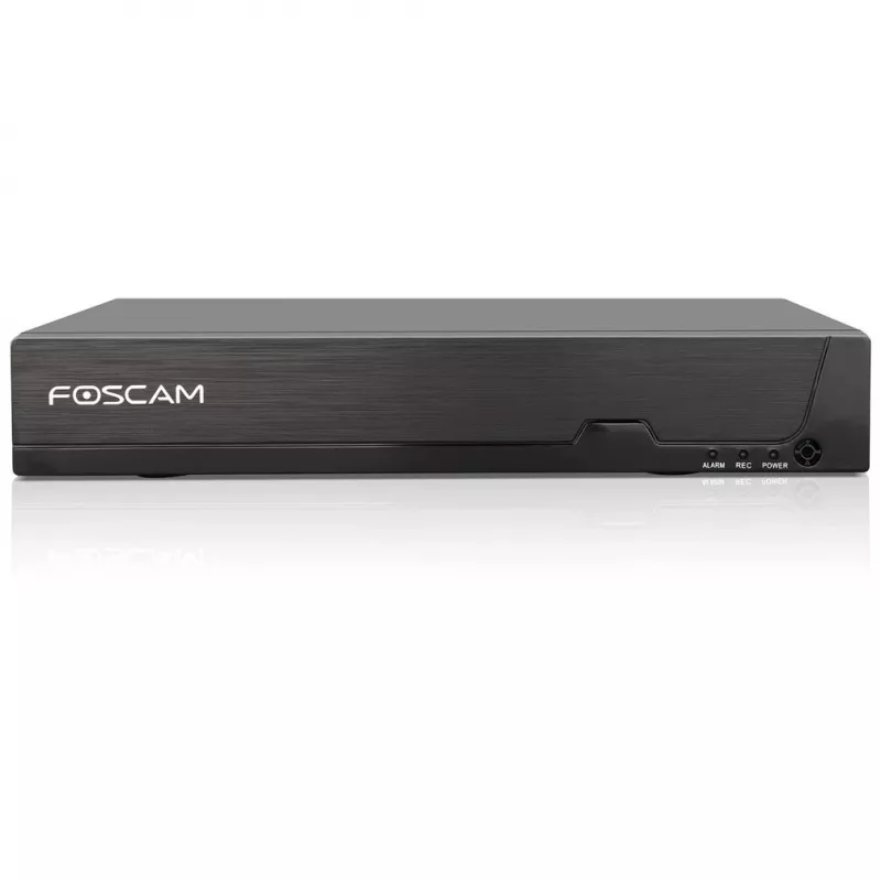 Foscam FN9108HE tinklinis vaizdo registratorius juodas 8 kanalų, 5MP, PoE, HDMI+VGA