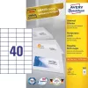 Avery Zweckform 3651 Universalios etiketės 52,5 x 29,7 mm 100 lapų baltos