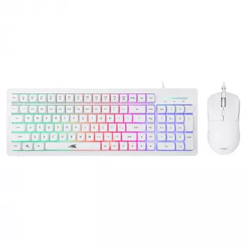 Klaviatūros ir pelės rinkinys Baracuda BGC-012 Orca White