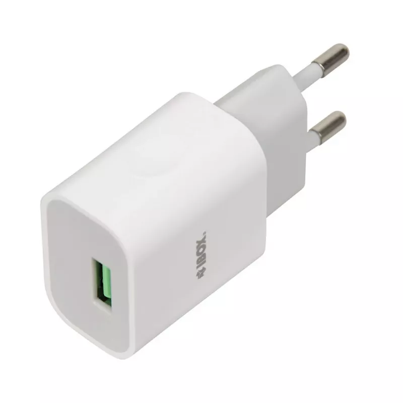 Įkroviklis iBOX C-41 USB 2A, 1 USB prievadas, microUSB laidas, Baltas