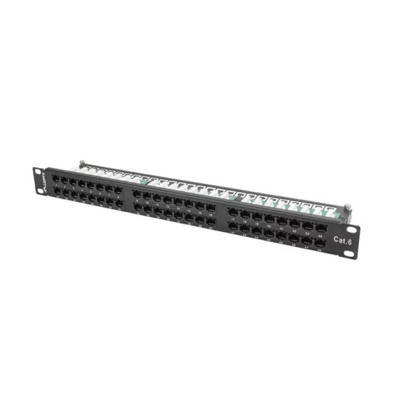 Lanberg PPU6-1048-B - Pataisų skydas - 1U - 19 inch