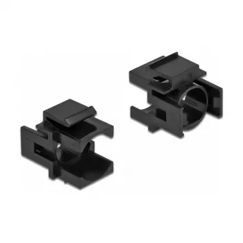 DeLOCK 86738 Keystone dangtelis juodas 12,5 mm skylei 4 vnt.